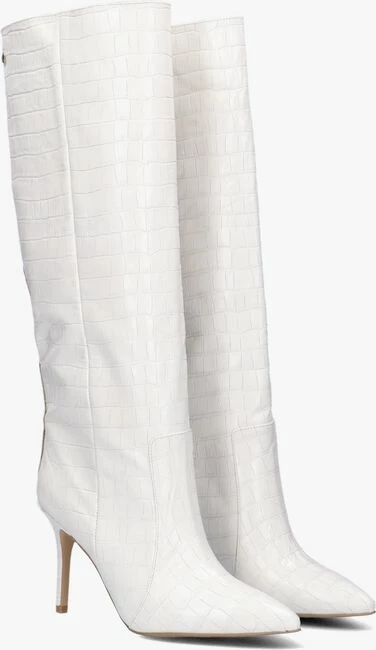 Nikkie croco high boots bottes hautes en blanc 2 Nikkie croco high boots bottes hautes en blanc – Image 2