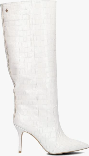 Nikkie croco high boots bottes hautes en blanc 1 Nikkie croco high boots bottes hautes en blanc