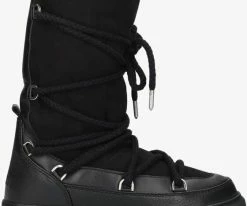 Inuikii classic high laced bottes fourrure en noir
