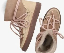 Inuikii classic nabuk bottes fourrure en rose -Bottes Femme Soldes 223587 5