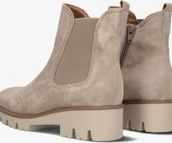 Gabor 771.1 bottines chelsea en beige -Bottes Femme Soldes 223632 3
