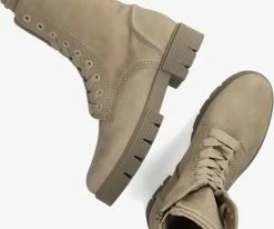 Gabor 745.4 bottines à lacets en taupe -Bottes Femme Soldes 223636 5