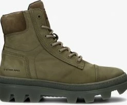G-star raw noxer hgh nub w bottines à lacets en vert