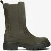 G-star raw kafey hgh chs nub w bottines chelsea en vert -Bottes Femme Soldes 224021 2