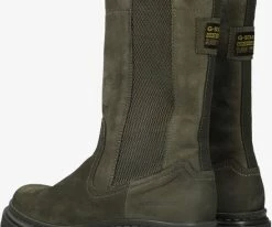 G-star raw kafey hgh chs nub w bottines chelsea en vert 8 G-star raw kafey hgh chs nub w bottines chelsea en vert -Bottes Femme Soldes 224021 3