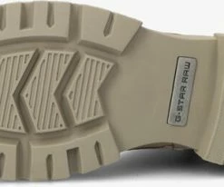 G-star raw kafey hgh lace nub w bottines à lacets en taupe -Bottes Femme Soldes 224023 4