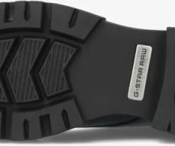 G-star raw kafey pfm hgh zip w bottillons en noir -Bottes Femme Soldes 224028 4