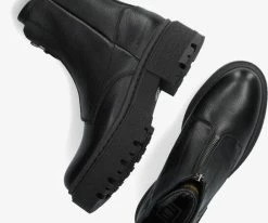 G-star raw kafey pfm hgh zip w bottillons en noir -Bottes Femme Soldes 224028 5
