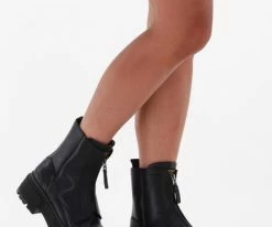 G-star raw kafey pfm hgh zip w bottillons en noir -Bottes Femme Soldes 224028 8