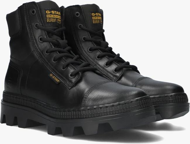 G-star raw noxer hgh lea nyl w bottines à lacets en noir 2 G-star raw noxer hgh lea nyl w bottines à lacets en noir – Image 2