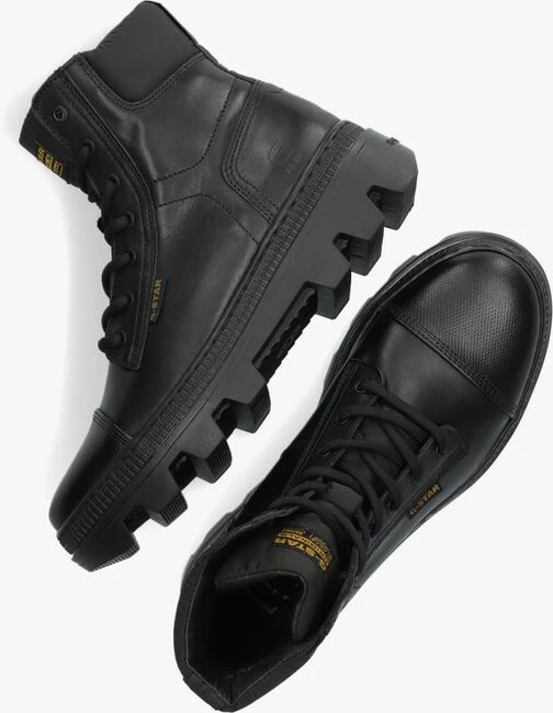 G-star raw noxer hgh lea nyl w bottines à lacets en noir 5 G-star raw noxer hgh lea nyl w bottines à lacets en noir – Image 5