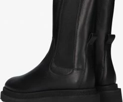 Shabbies 182020417 bottines chelsea en noir -Bottes Femme Soldes 224342 3