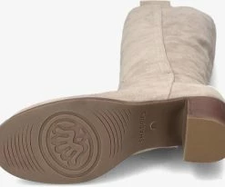 Shabbies 193020140 bottes hautes en beige 8 Shabbies 193020140 bottes hautes en beige -Bottes Femme Soldes 224343 4