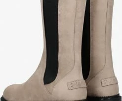 Shabbies 182020394 bottines chelsea en taupe 8 Shabbies 182020394 bottines chelsea en taupe -Bottes Femme Soldes 224349 3