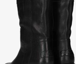 Shabbies 183020301 bottes hautes en noir -Bottes Femme Soldes 224358 3