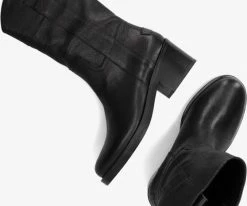 Shabbies 183020301 bottes hautes en noir -Bottes Femme Soldes 224358 5