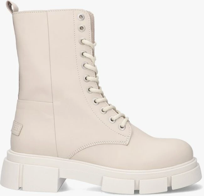 Shabbies 185020047 bottines à lacets en beige 1 Shabbies 185020047 bottines à lacets en beige