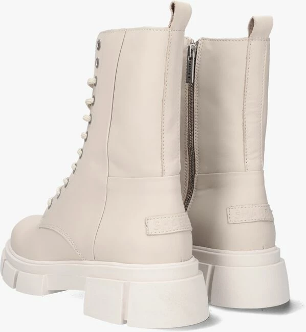Shabbies 185020047 bottines à lacets en beige 3 Shabbies 185020047 bottines à lacets en beige – Image 3
