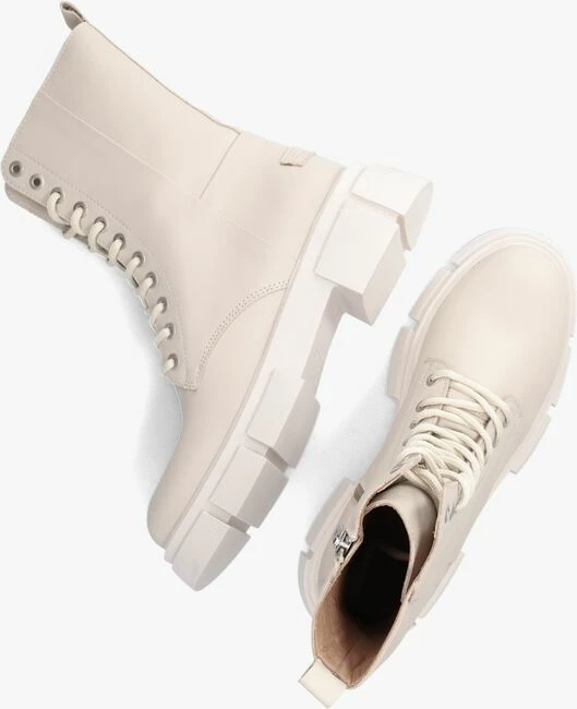 Shabbies 185020047 bottines à lacets en beige 5 Shabbies 185020047 bottines à lacets en beige – Image 5