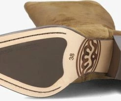 Shabbies 193020143 bottes hautes en marron -Bottes Femme Soldes 224376 4