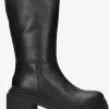 Shabbies 183020285 bottillons en noir -Bottes Femme Soldes 224380 2