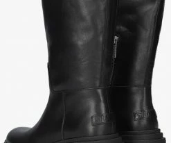Shabbies 183020285 bottillons en noir -Bottes Femme Soldes 224380 3