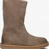 Shabbies 181020379 bottes hautes en taupe 10 Shabbies 181020379 bottes hautes en taupe -Bottes Femme Soldes 224386 2