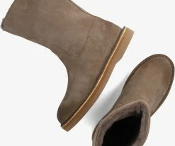 Shabbies 181020379 bottes hautes en taupe -Bottes Femme Soldes 224386 5