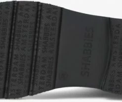 Shabbies 185020065 bottines à lacets en noir -Bottes Femme Soldes 224390 4