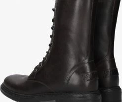 Shabbies 184020151 bottines à lacets en marron -Bottes Femme Soldes 224398 3