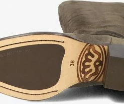 Shabbies 193020144 bottes hautes en marron -Bottes Femme Soldes 224401 4