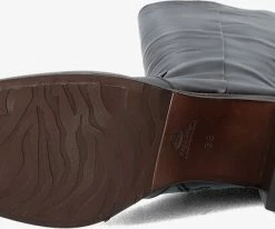 Fred de la bretoniere 193010124 bottes hautes en noir -Bottes Femme Soldes 224404 4