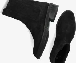 Fred de la bretoniere 182010127 bottines chelsea en noir -Bottes Femme Soldes 224415 5