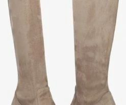 Unisa luke bottes hautes en beige -Bottes Femme Soldes 224526 5