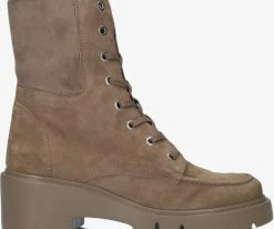 Unisa jefis bottines à lacets en taupe