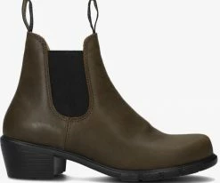 Blundstone women's heel bottines chelsea en marron