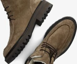 Billi bi 3314 bottines à lacets en taupe 9 Billi bi 3314 bottines à lacets en taupe -Bottes Femme Soldes 224725 5