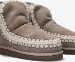 Mou eskimo 18 bottes fourrure en gris -Bottes Femme Soldes 224729 1