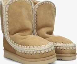 Mou eskimo boot bottes fourrure en marron -Bottes Femme Soldes 224730 1