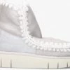 Mou eskimo 18 bounce bottes fourrure en argent -Bottes Femme Soldes 224731 2