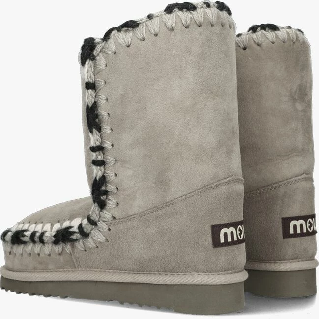 Mou eskimo overstitching bottes fourrure en gris 3 Mou eskimo overstitching bottes fourrure en gris – Image 3