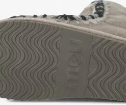 Mou eskimo overstitching bottes fourrure en gris 8 Mou eskimo overstitching bottes fourrure en gris -Bottes Femme Soldes 224733 4