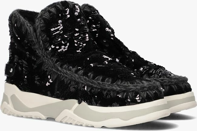 Mou eskimo trainer bottes fourrure en noir 2 Mou eskimo trainer bottes fourrure en noir – Image 2