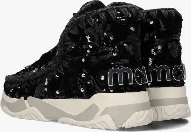 Mou eskimo trainer bottes fourrure en noir 3 Mou eskimo trainer bottes fourrure en noir – Image 3