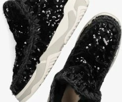 Mou eskimo trainer bottes fourrure en noir 9 Mou eskimo trainer bottes fourrure en noir -Bottes Femme Soldes 224735 5