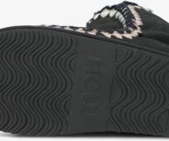 Mou eskimo 24 bottes fourrure en noir -Bottes Femme Soldes 224739 4