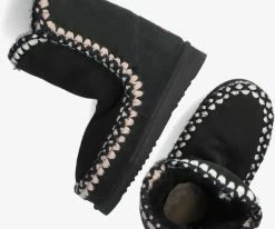 Mou eskimo 24 bottes fourrure en noir -Bottes Femme Soldes 224739 5