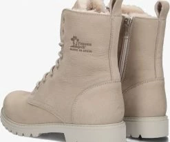 Panama jack frisia bottines à lacets en beige -Bottes Femme Soldes 225338 3