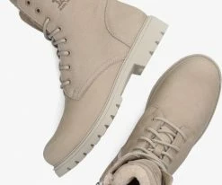 Panama jack frisia bottines à lacets en beige -Bottes Femme Soldes 225338 5