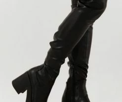 Steve madden seasons bottes hautes en noir 11 Steve madden seasons bottes hautes en noir -Bottes Femme Soldes 226366 8